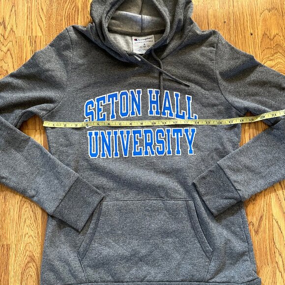 Women's Seton Hall University Pirates Champion Hoodie Sweatshirt - Picture 2 of 4